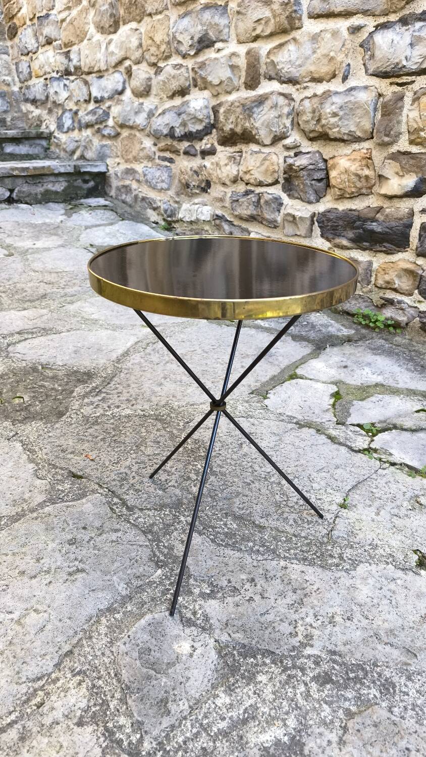 Tripod side table by Mechanical Mirror Works Inc 1950