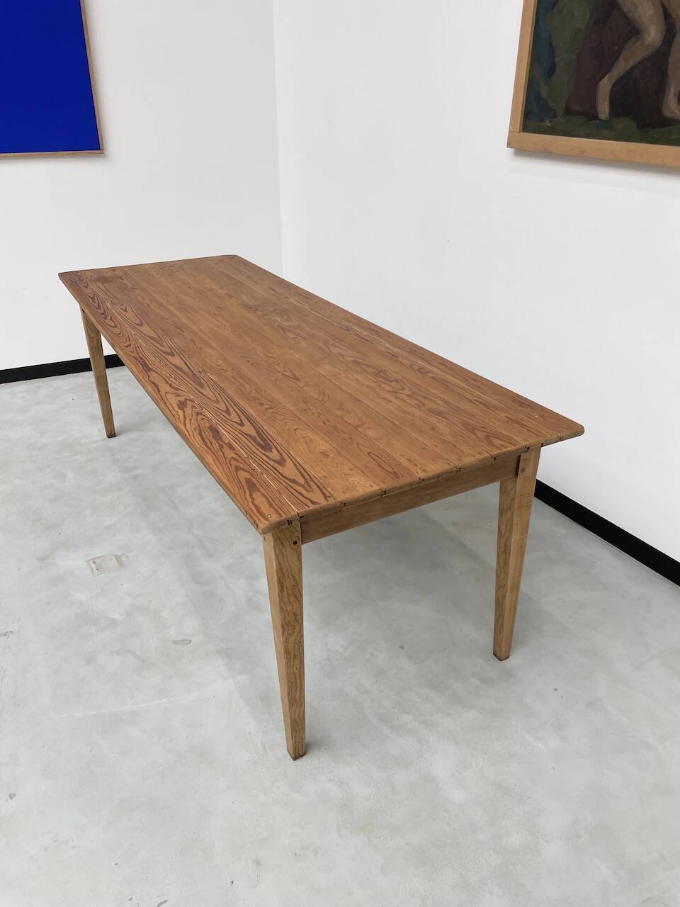 Pine and oak farmhouse table 220 cm