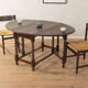 Antique gateleg table from the 1920s, solid oak