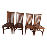 Set of wooden table and chairs
