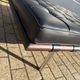 Knoll Barcelona Daybed Black Sabrina leather AS NEW!! Mies van der Rohe