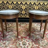 Pair of Louis XVI style bedside tables