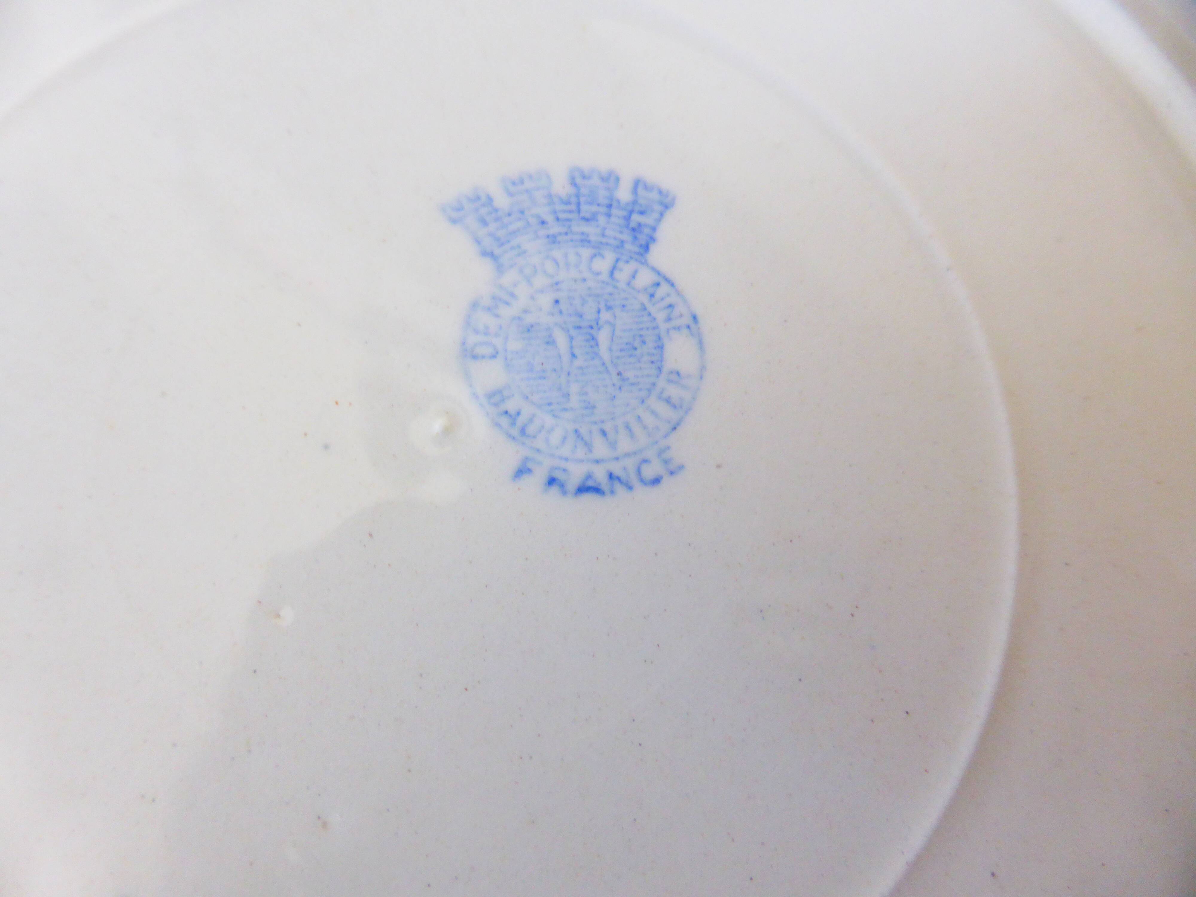 4 Badonviller soup plates 210748