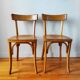 Paire de chaises vintage de bistrot Luterma