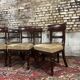 Suite De Six Chaises En Acajou D’époque Restauration XIX Eme Siècle