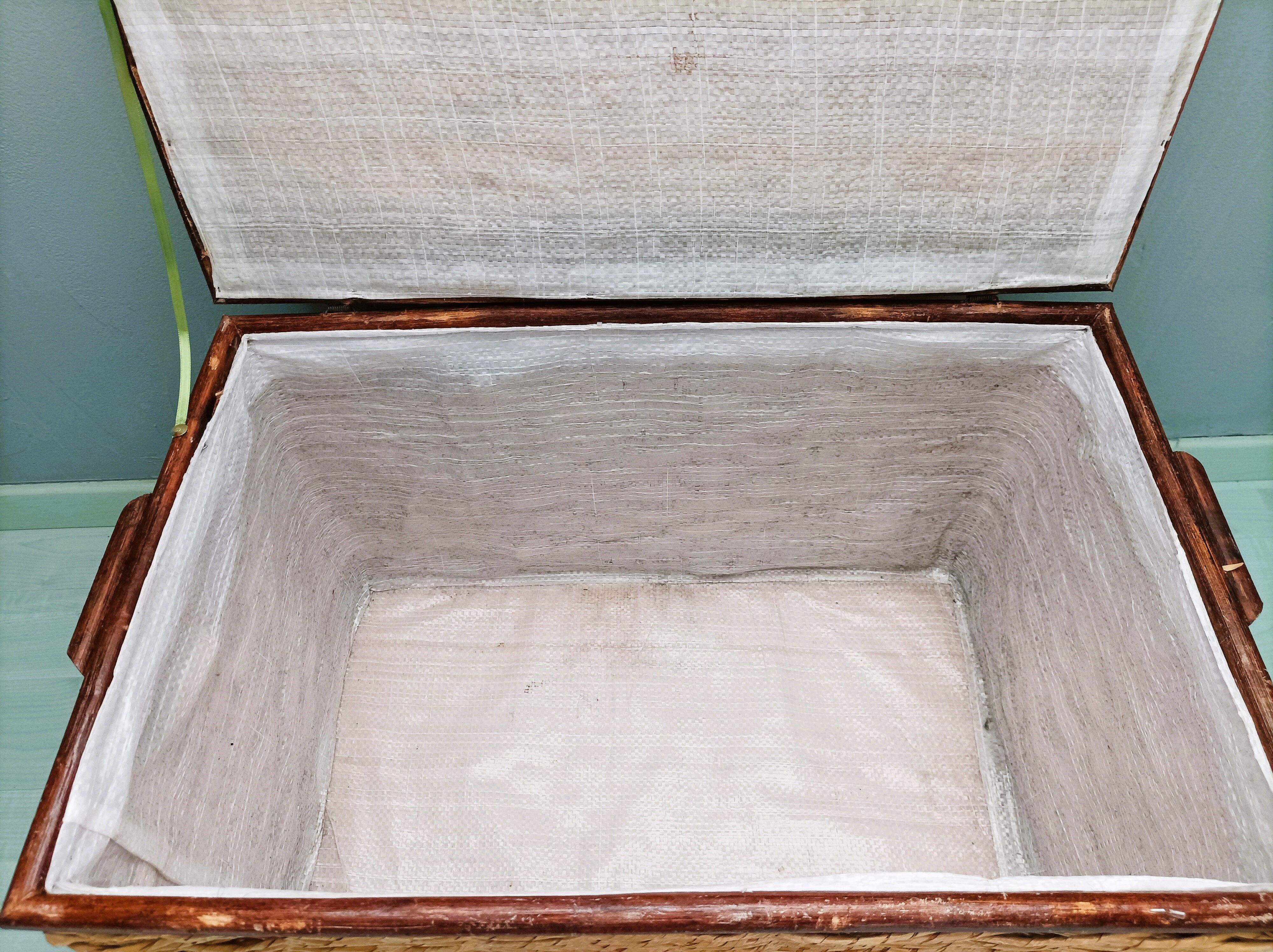 Rattan and wicker trunk