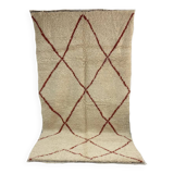 Handmade moroccan berber carpet 260 x 132 cm