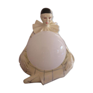 lampe Pierrot en céramique