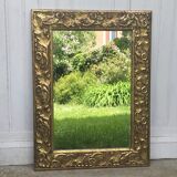 Gilded wood mirror 60x80cm