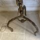 Brutalist floor lamp with chain links