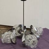 Helena Tynell bubble molded glass chandelier