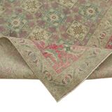 Hand-Knotted Persian Antique 1970s 241 cm x 340 cm Beige Wool Carpet