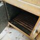 Old wooden refrigerator