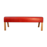 Ikea red plywood bench