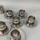 Service à café vintage inox 18/10 imco design italien