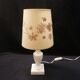 Vintage lamp base - onyx marble foot - blind-day inclusion dried flowers - 1950