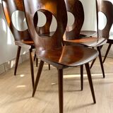 Series of 6 Baumann Eye model chairs