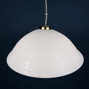 Large swirling Italian Murano glass pendant lamp, 1980s.