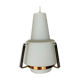 Opaline and brass suspension Scandinavian style 60s