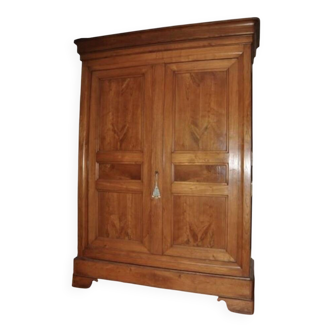 Antique solid oak wardrobe
