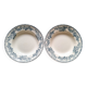 Duo d'assiettes creuses en terre de fer