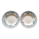 Duo d'assiettes creuses en terre de fer