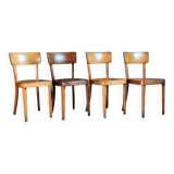 Set 4 chaises bistrot "Classic" de Horgen-Glarus Suisse années 50