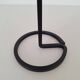 Black wrought iron candle holder