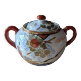 Japanese Kutani porcelain sugar bowl