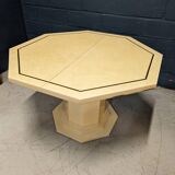 Table laquée blanc Eric Maville