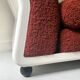 Chauffeuse amanta Bellini en bouclette brique, C&B italia design 1970