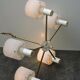 Lustre suspension Vintage Design Perplex 5 feux