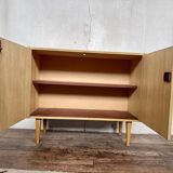 Vintage light wood sideboard