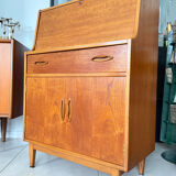 Vintage Jentique teak secretary desk