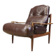 Fauteuil scandinave vintage, années 1960