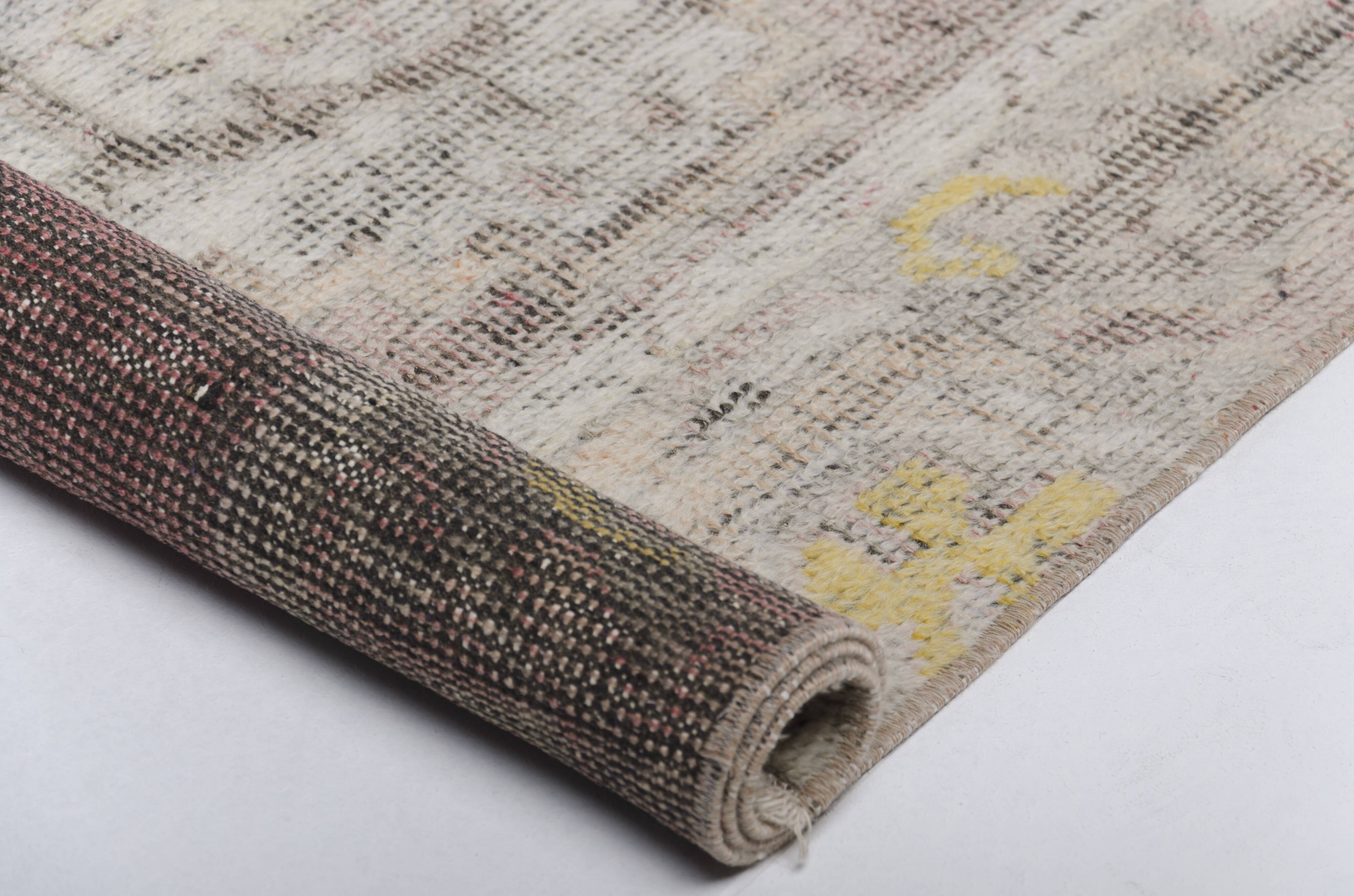 Vintage Tribal Oushak Runner