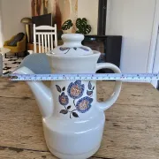 Vintage 1970s coffee pot "Sologne" St Amand earthenware