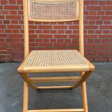 Vintage cesca style wooden folding chair design