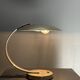 Art deco modernist arc desk or table lamp by Disderot, Soka, France, 1970s