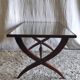 Table basse en bois massif style anglais - mid. XXeme