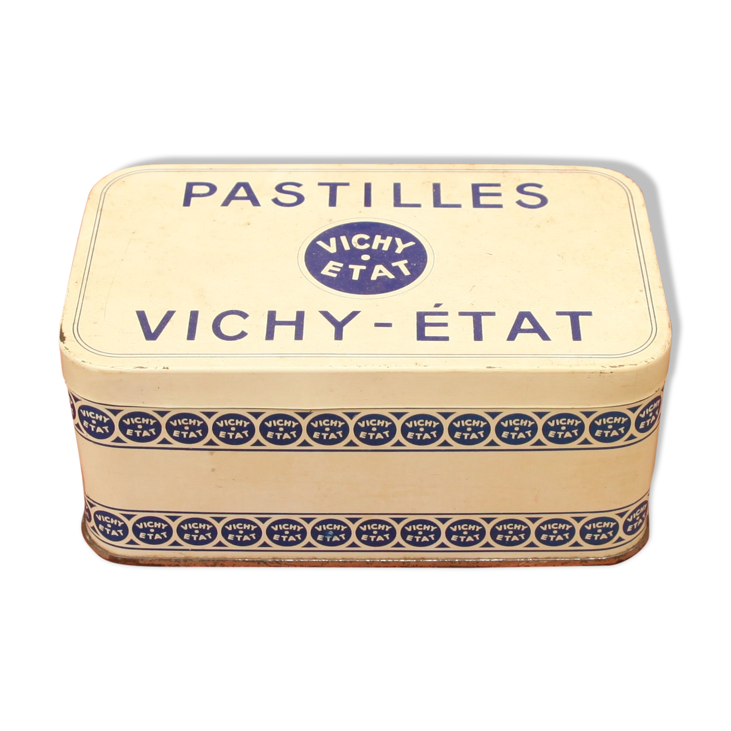 Box of metal gingham pellet