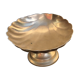 Large brass shell-shaped pocket emptier