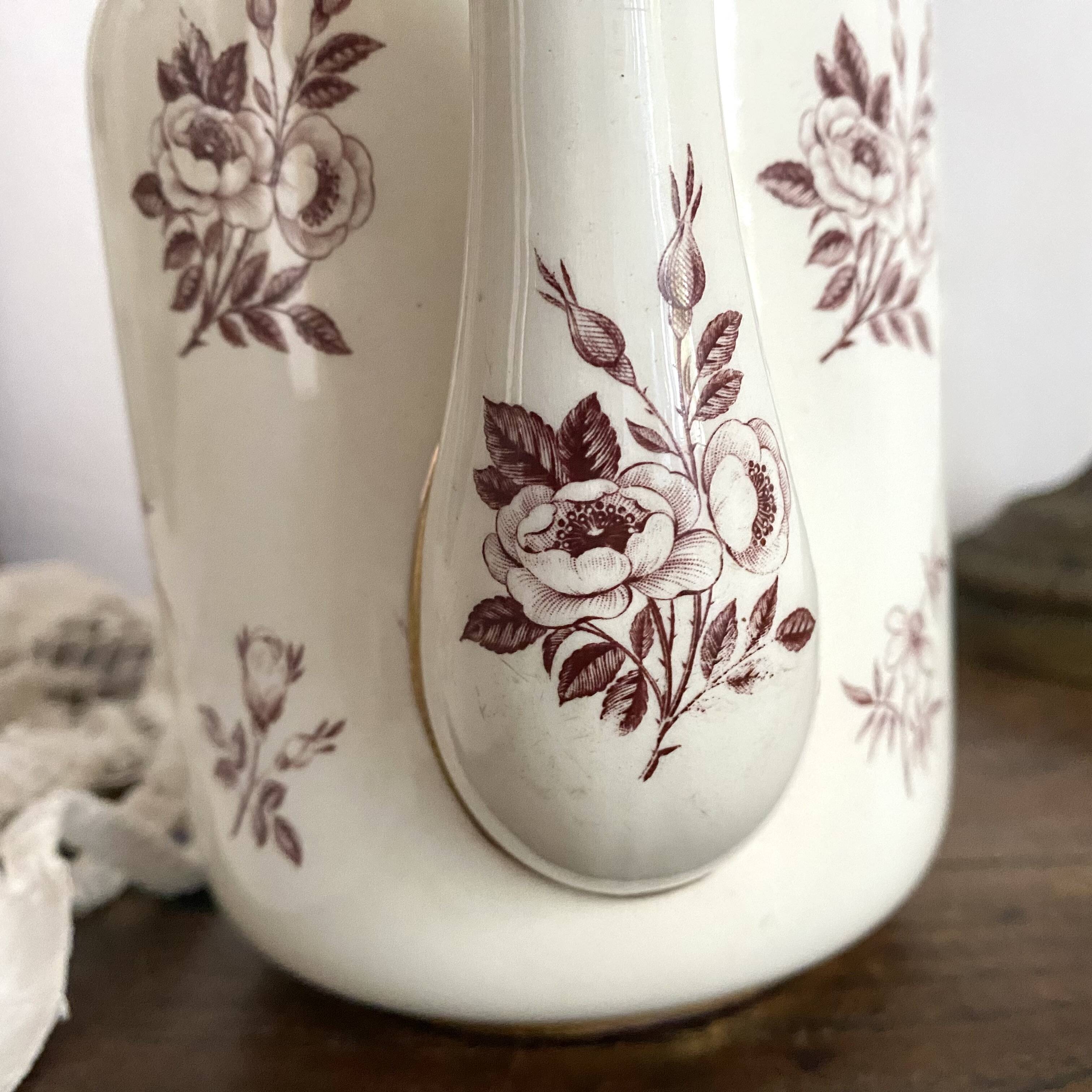 Antique ironstone teapot