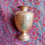 Vase métal or