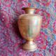 Gold metal vase