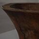 Large hand-carved African wooden bowl, mid-20th century.