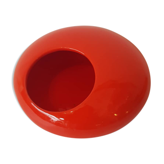 Red ceramic empty-pocket cut 1960s 1970s
