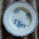 8 antique deep plates in ironstone