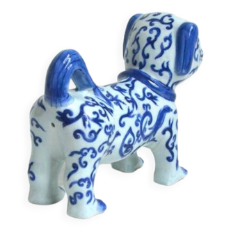 Asian porcelain dog