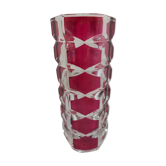 Glass art deco vase